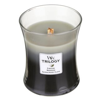 Warm Woods Medium Trilogy Candle