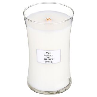 Linen Large Hourglass Candle