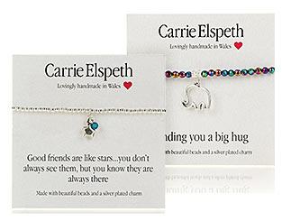 Sentiment Bracelets Collection from Carrie Elspeth